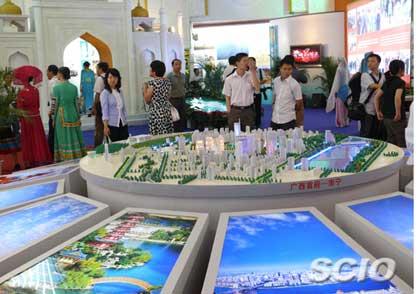 Model for city of Langdong in Nanning
