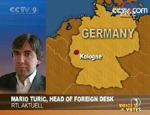 Mr. Mario Turic, head of the foreign desk at RTL Aktuell German Television.