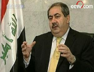 Hoshyar Zebari says the two sides need to stick to an agreed date.(CCTV.com)