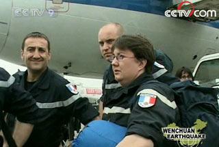 A medical team dispatched by the French government has arrived in Chengdu -- the capital city Sichuan Province.