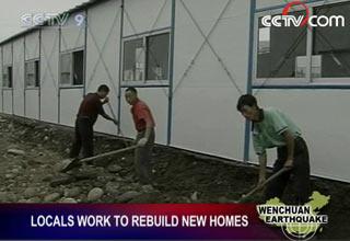 In Shifang city, many locals are helping to rebuild their hometown in a bid to speed up the process.