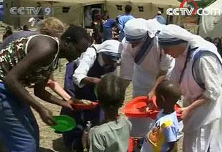 Famine in southern Ethiopia is threatening the lives of thousands of children, as the lack of rain has caused poor harvests.(Photo: CCTV.com)