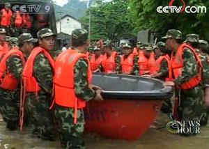 Torrential rains have continued to lash eastern and southern China over the past few days.