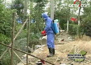 The Ministry of Health says earthquake-hit areas in Sichuan are free of infectious epidemics.