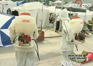  The rate of infectious diseases in the quake zone remains on a level with the same period last year.