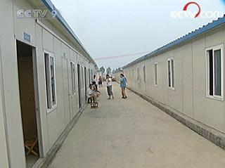 As of Monday, relief workers had built more than 439,000 temporary houses and were setting up another 22,000.