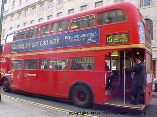 A traditional London red bus(file photo)