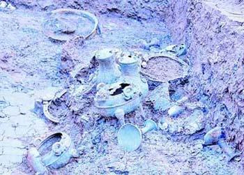 The excavation, has been underway for more than a month, at the biggest archeological discovery in Nanyang, Henan Province.