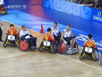 Friday was the first day of the Wheelchair Rugby competition at the Paralympics. 