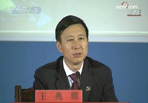 Wang Zhaoyao, deputy director of China's manned space program office.(CCTV.com)