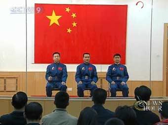 For the first time, China will send three astronauts into space. One of them will perform a space walk, which will be another first for China's space program.