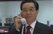President Hu congratulates taikonauts on nation´s first successful spacewalk