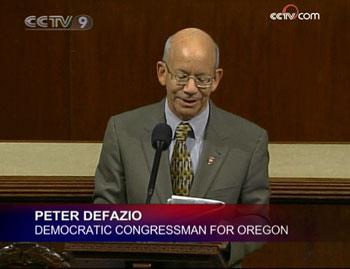 Peter Defazio, Democratic Congressman for Oregon 