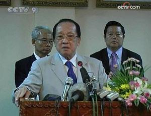 Hor Namhong, Cambodian Foreign Minister.(CCTV.com)