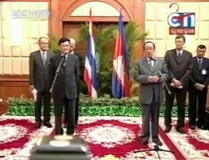 Cambodia and Thailand have agreed next month to start marking out disputed parts of their border.(CCTV.com)