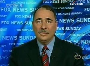 Senior aide David Axelrod made the rounds of US morning talk shows after news that Obama planned to roll out a sweeping recovery package aimed at creating or saving 2.5 million jobs over the next two years.(CCTV.com)