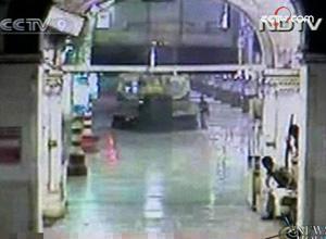 Close circuit television footage has been released and shows chaotic scenes when the attackers opened fire at a train station in the city.(CCTV.com)