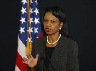 U.S. Secretary of State Condoleezza Rice speaks during a news conference in Islamabad before leaving Pakistan December 4, 2008.REUTERS/Mian Khursheed