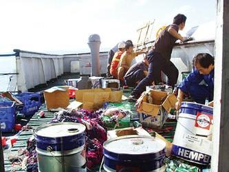 There were no injuries during the five-hour ordeal.