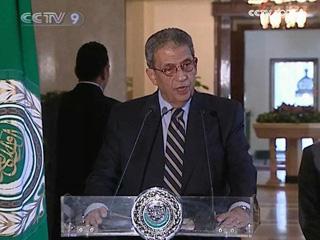 Arab League Secretary-General, Amr Moussa, has called for an end to the Israeli airstrikes.(CCTV.com)