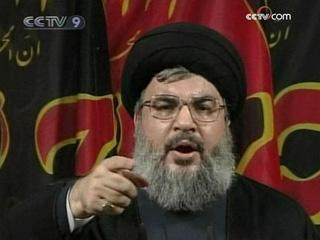 Hezbollah leader Sayed Hassan Nasrallah has warned Israel that it could not destroy Hamas.(CCTV.com)