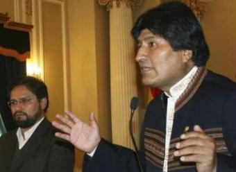 President Morales said on Wednesday his country is breaking diplomatic ties with Israel over the offensive in the Gaza Strip that has killed hundreds of Palestinians.REUTERS/Bolivian Presidency/Handout (BOLIVIA)