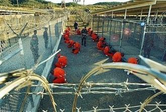 Detainees at Camp X-Ray in Guantanamo Bay, Cuba.(AFP/DoD/File/Shane T. Mccoy)