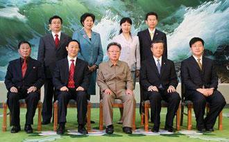  Kim Jong Il, top leader of the Democratic People's Republic of Korea (DPRK), met with Wang Jiarui, head of the International Department of the Communist Party of China (CPC) Central Committee, in Pyongyang on Friday.