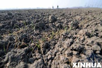 Very little rain has dropped in much of northern China since this winter began in November.