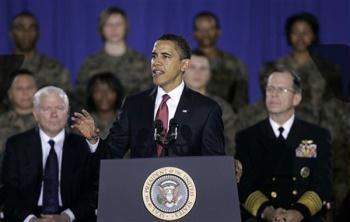 US President Barack Obama has moved to fulfill the defining promise of his campaign, saying all US combat troops will be withdrawn from Iraq by the end of August 2010.