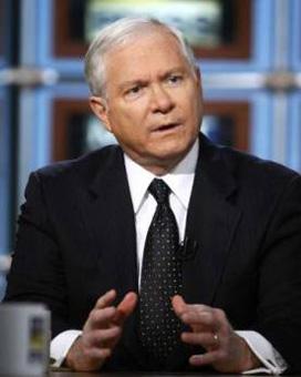 U.S. Secretary of Defense Robert Gates speaks during a taping of "Meet the Press" at the NBC studio in Washington February 28, 2009. REUTERS/Alex Wong
