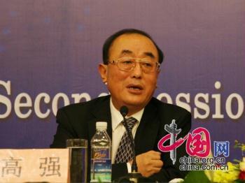 Gao Qiang, director of budget commission of NPC National Committee, said, 