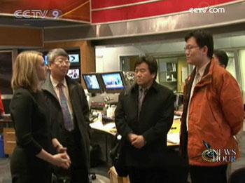 A group of Chinese Tibetologists is continuing a tour of the United States. The delegation visited CBS television and held discussions with US scholars in New York.