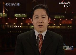 CCTV's London correspondent, Li Bin.(CCTV.com)