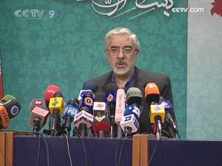 Mir Hossein Mousavi says he is willing to meet with US officials as long as Iran would NOT be required to give up its nuclear program.(CCTV.com)