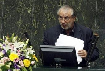 Iranian Transport Minister Hamid Behbahani speaks during a session of the Iranian parliament in 2008. Armenia and Iran agreed Friday to build a railway to link the two countries as part of a new transit route from Central Asia to the Black Sea, officials said.(AFP/File/Atta Kenare)
