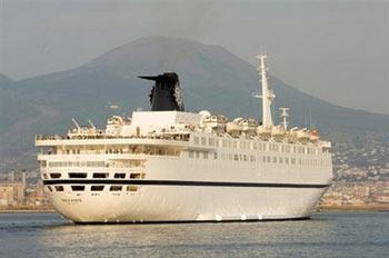 An undated photo from the MSC Kreuzfahrten GmbH shows the Italian cruise ship Melody. The captain of the cruise ship carrying more than 1,500 people whose Israeli security guards fought off marauding Somali pirates said Sunday the attack had felt like "war".(AFP/HO/File/Msc Kreuzfahrten Gmbh) 