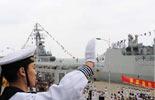 Two Chinese warships back home after escort mission