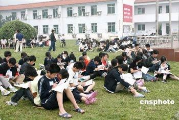 The Beichuan Middle School was the first project to be built in the new seat of Beichuan County.