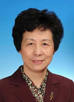 Yan Junqi is elected vice-chairwoman of the 11th National People's Congress (NPC) Standing Committee during the fifth plenary meeting of the First Session of the 11th National People's Congress (NPC) in Beijing, capital of China, March 15, 2008. (Xinhua Photo)
