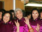 The elderly´s chorus<br>of Shenyang<br>perform on stage