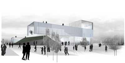 Artistic rendition of the Irish Pavilion