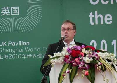 Simon Featherstone, the UK's project director for the Expo