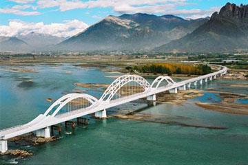 Lhasa River Bridge opens to traffic in 2006.