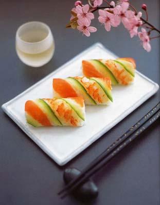 japanese food sushi cctv plating rolls recipes salmon presentation cucumber shrimp  collect japonese roll later dish