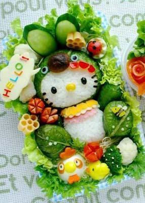 Look like artwo-rk ,more than simple food.