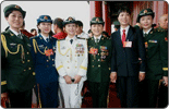 Military heroes visit Tian´anmen