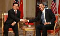 Hu Jintao, Obama agree to build positive Sino-US ties