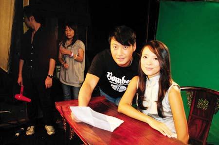 Leon Lai and Zhang Ziyi met to record songs for director Chen Kaige's new biopic 