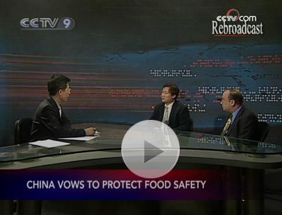 "Dialogue": China vows to protect food safety